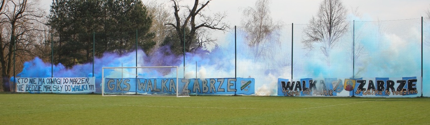 Kibice GKS Walka Zabrze — oprawa meczowa