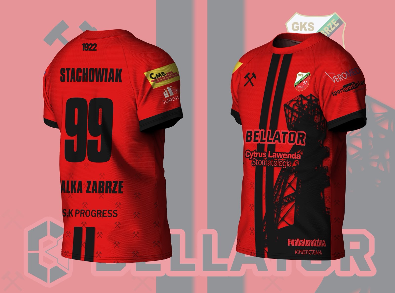 Strój czerwony — bramkarze